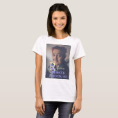 Foto 80e verjaardag naam toevoegen datum modern pa t-shirt (Voorkant volledig)