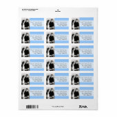 Foto aangepaste Adresetiketten Etiket (Full Sheet)