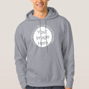 foto aangepaste bewerking cirkel, tekst hert hoodie