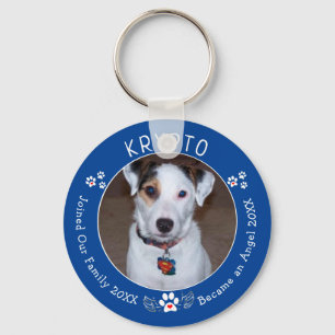Foto aangepaste dog Memorial toevoegen Sleutelhanger
