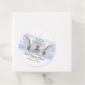 Foto aangepaste herinneringen toevoegen bedankjes labels (In situ)