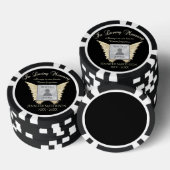 Foto aangepaste herinneringen toevoegen poker chips (Opstapeling)