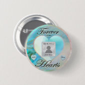 Foto aangepaste herinneringen toevoegen ronde button 5,7 cm (Voorkant /achterkant)