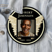 Foto aangepaste herinneringen toevoegen ronde button 6,0 cm (In situ)