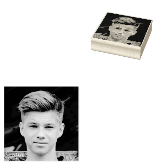 FOTO AANGEPASTE RUBBEREN STEMPEL (Gestempeld)