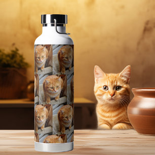 Foto Aangepaste Sjabloon met wieltjes op wieltjes Waterfles