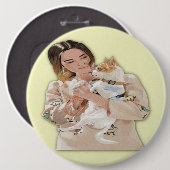 Foto aanpassen ronde button 6,0 cm (Voorkant /achterkant)