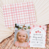 Foto: Aardbery Birthday Invitation | Aardbei Kaart