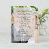 Foto Achtergrond - Berichten over bruiloft Kaart (Staand voorkant)