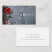Foto Achtergrond Loyalty Coffee Punch Card (Voorkant / Achterkant)