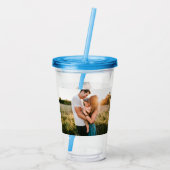 Foto Acryl Tumbler met stro Drinkbeker (Achterkant)