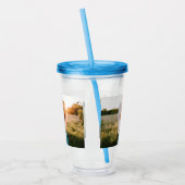 Foto Acryl Tumbler met stro Drinkbeker (Links)
