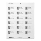 Foto Adreslabel Sjabloon groot Etiket (Full Sheet)