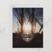 foto afbeelding kaart, bedankt kaart (Voorkant / Achterkant)