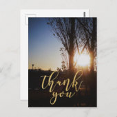 foto afbeelding kaart, bedankt kaart (Voorkant / Achterkant)