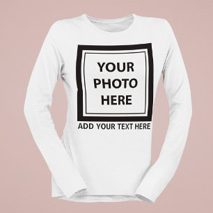 Foto & Afbeelding Uploaden en Tekst Toevoegen – Aa T-shirt