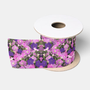 Foto-afbeelding van ochtendglorie roze en paarse b lint