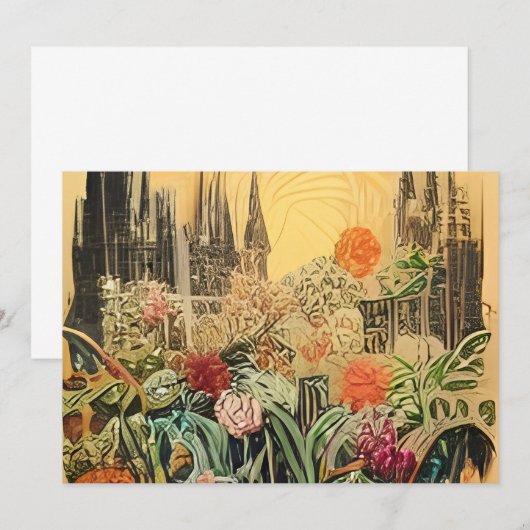 Foto afdrukken kaart (Voorkant / Achterkant)