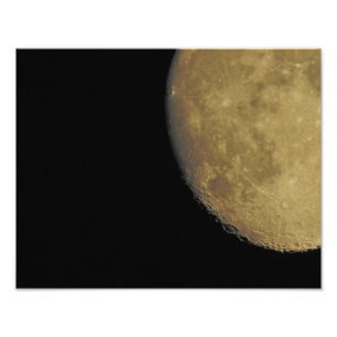 Foto afdrukken met de maan foto afdruk