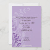 FOTO AFSTUDEERDER AANKONDIGING Elegant paarse (Achterkant)