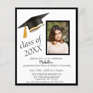 Foto Afstudeerder Pet Graduation Party Invitation