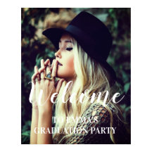 Foto afstudeerfeest Welkom gepersonaliseerd