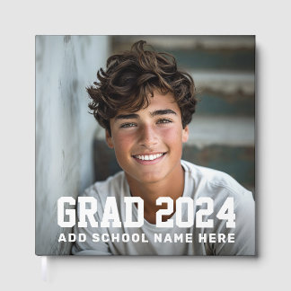 Foto afstudeerklas van jaartal naam of school eind gastenboek