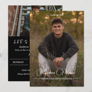 Foto Afstudeeruitnodiging, klas van 2026 Kaart