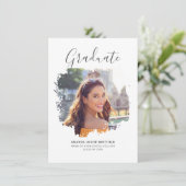 Foto Afstuderen 2025 Afstudeerder Party Kaart (Staand voorkant)