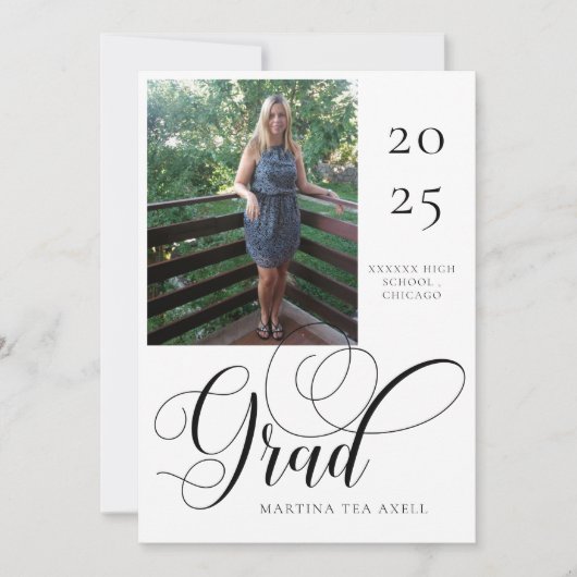 Foto Afstuderen Aankondiging (Voorkant)