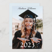 Foto Afstuderen Aankondiging (Voorkant / Achterkant)