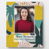 Foto Afstuderen Abstract Lemon tablet Fotoplaat (Voorkant)