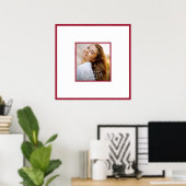 Foto Afstuderen Autograph Crimson Border Poster (Thuiskantoor)
