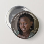 Foto Afstuderen Buttonnen Ronde Button 7,6 Cm (Voorkant /achterkant)