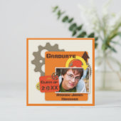 Foto Afstuderen Cool Gears Kaart (Staand voorkant)