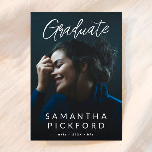 Foto Afstuderen Editable University Afstudeerder Aankondiging