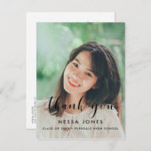 Foto afstuderen Foto: Dank u Briefkaart (Voorkant / Achterkant)