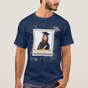 Foto Afstuderen Gradud Papa personaliseren T-shirt
