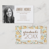 Foto Afstuderen | Hangende sleuven Contactkaartje (Voorkant / Achterkant)