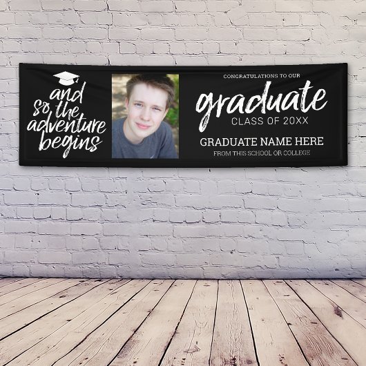 Foto afstuderen - Het avontuur begint met Virtual Spandoek