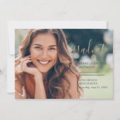 Foto afstuderen High School Aankondiging (Voorkant)