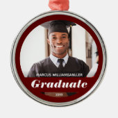 Foto Afstuderen Metalen Ornament (Voorkant)