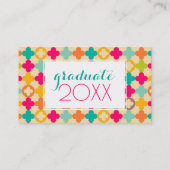 Foto Afstuderen |  middeleeuws rosette Contactkaartje (Achterkant)