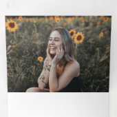 Foto afstuderen Modern 11 Drieluik Aankondiging (Binnenzijde eerst)