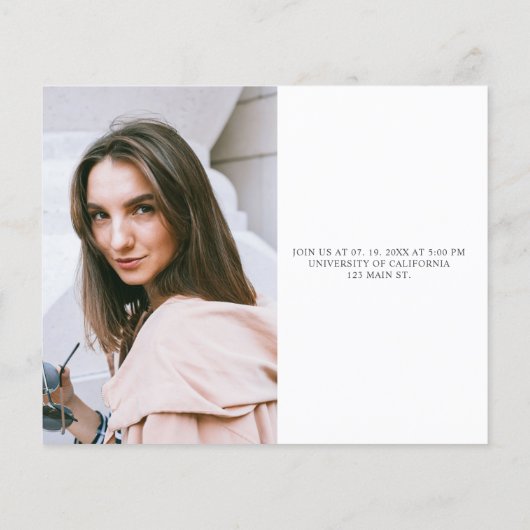 Foto afstuderen Modern 6 Flyer (Achterkant)