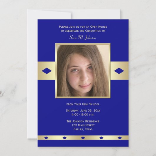 Foto Afstuderen Open Huis Uitnodiging (Voorkant)