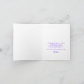 Foto afstuderen typografie afstudeerder middelbare bedankkaart (Binnen)