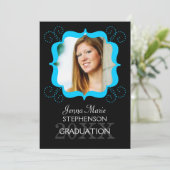 Foto Afstuderen Uitnodiging (Staand voorkant)