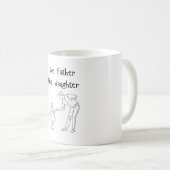 Foto Als Vader Als dochter / zoon Koffiemok (Voorkant rechts)