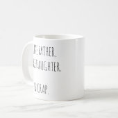 Foto als vader-dochter koffiemok (Voorkant links)